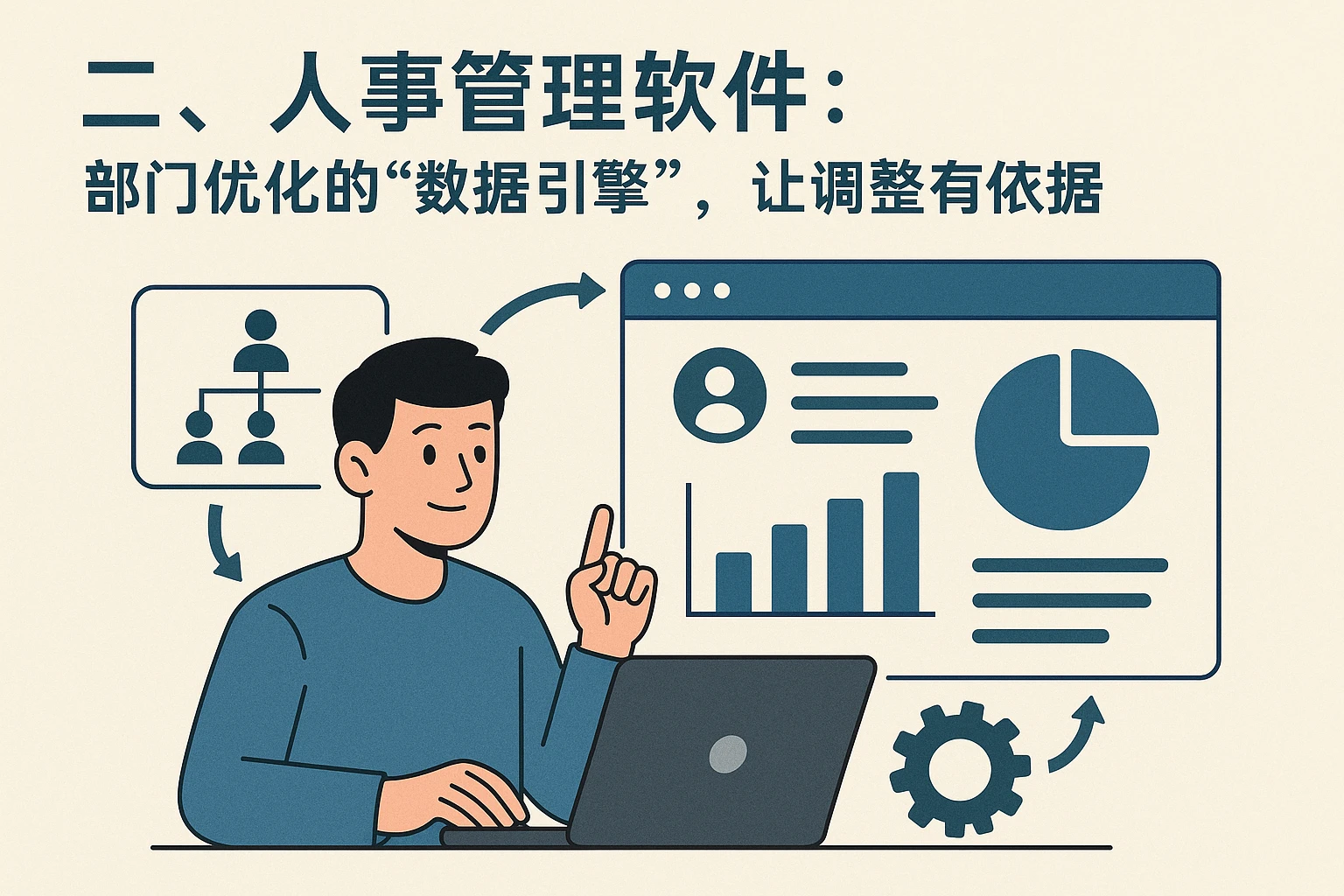 二、人事管理软件：部门优化的“数据引擎”，让调整有依据