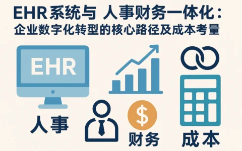 EHR系统与人事财务一体化：企业数字化转型的核心路径及成本考量