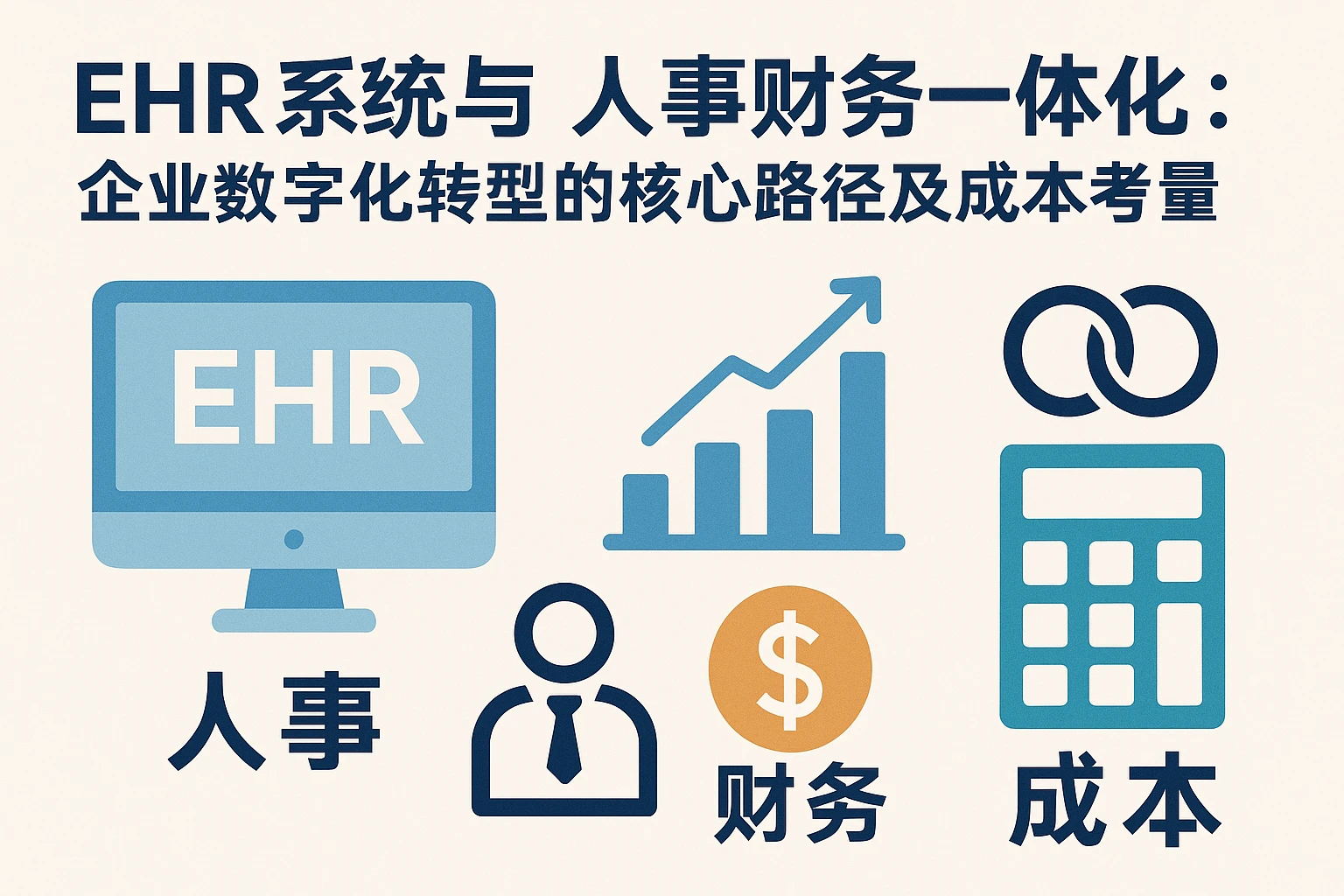 EHR系统与人事财务一体化：企业数字化转型的核心路径及成本考量