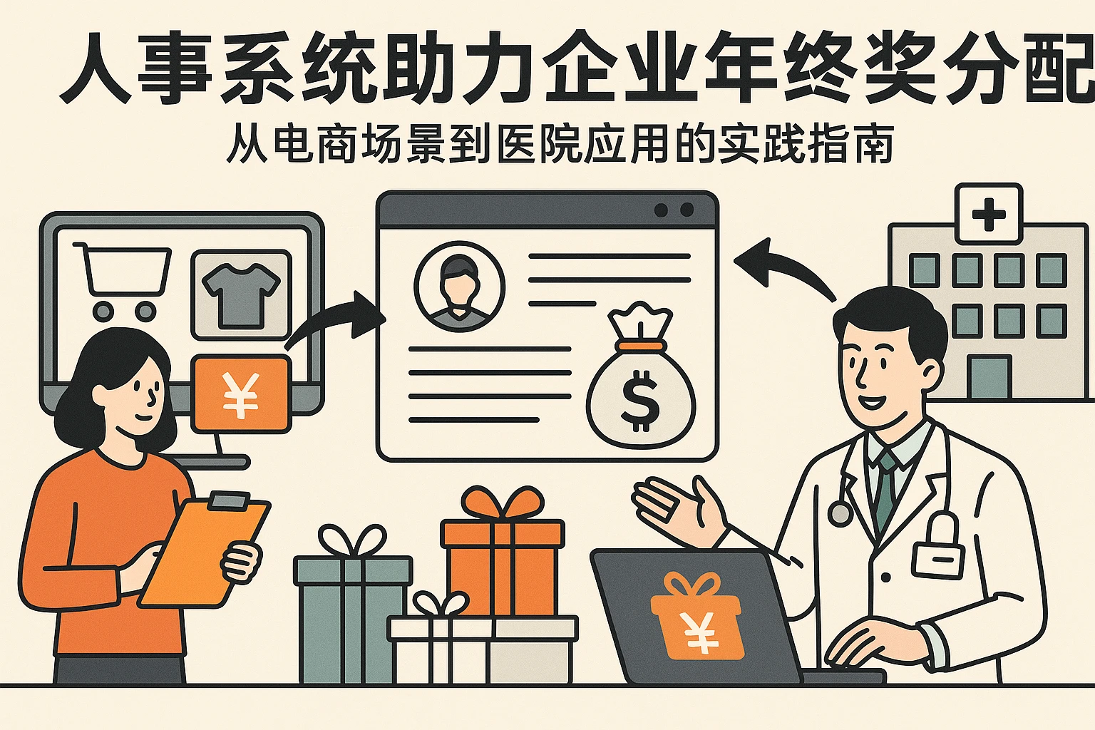 人事系统助力企业年终奖分配：从电商场景到医院应用的实践指南