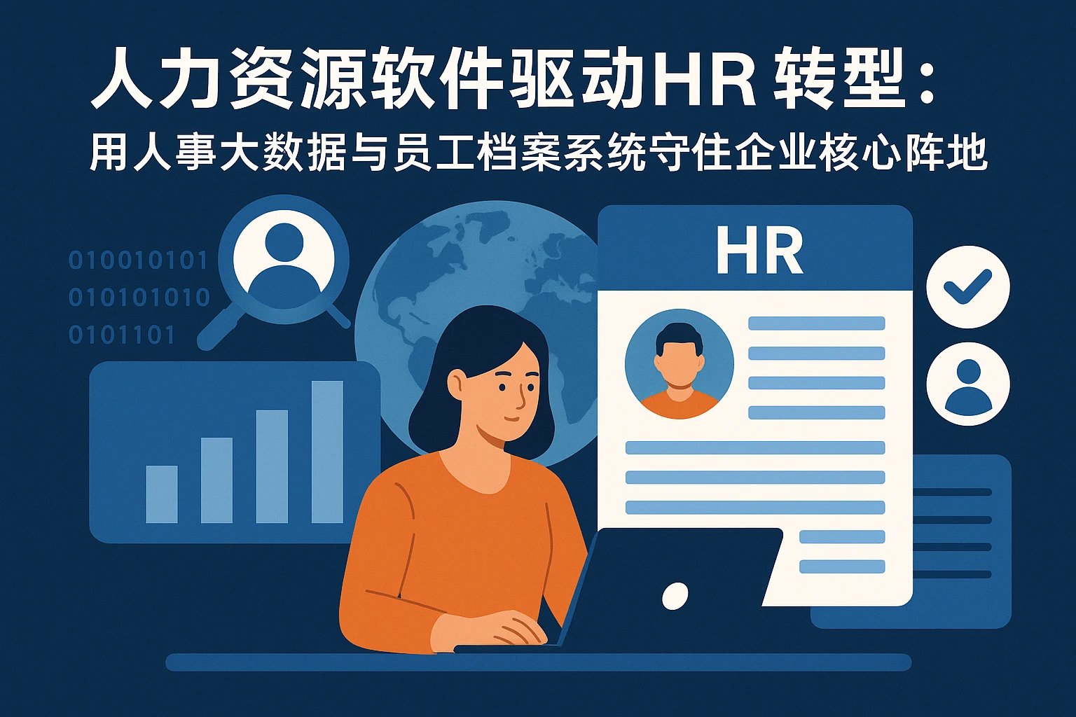 人力资源软件驱动HR转型：用人事大数据与员工档案系统守住企业核心阵地