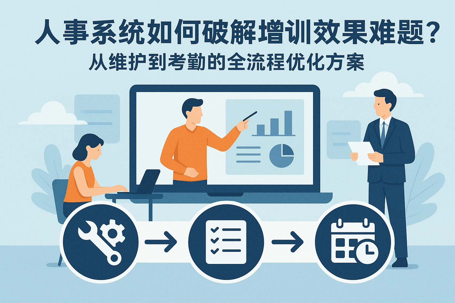 人事系统如何破解培训效果难题？从维护到考勤的全流程优化方案