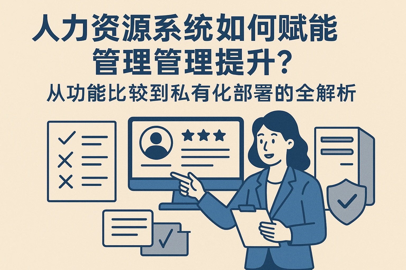 人力资源系统如何赋能管理员管理提升？从功能比较到私有化部署的全解析