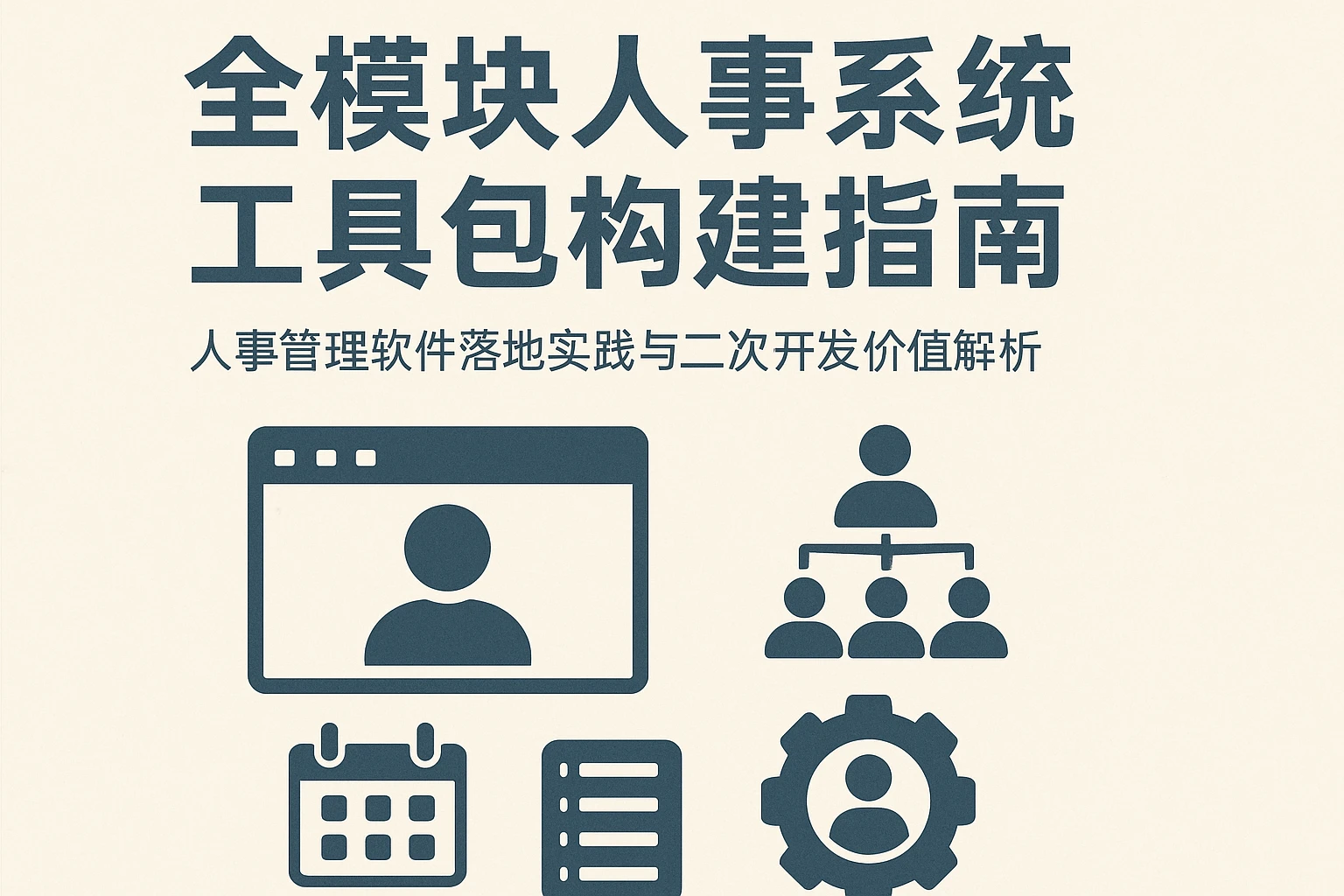 全模块人事系统工具包构建指南：人事管理软件落地实践与二次开发价值解析