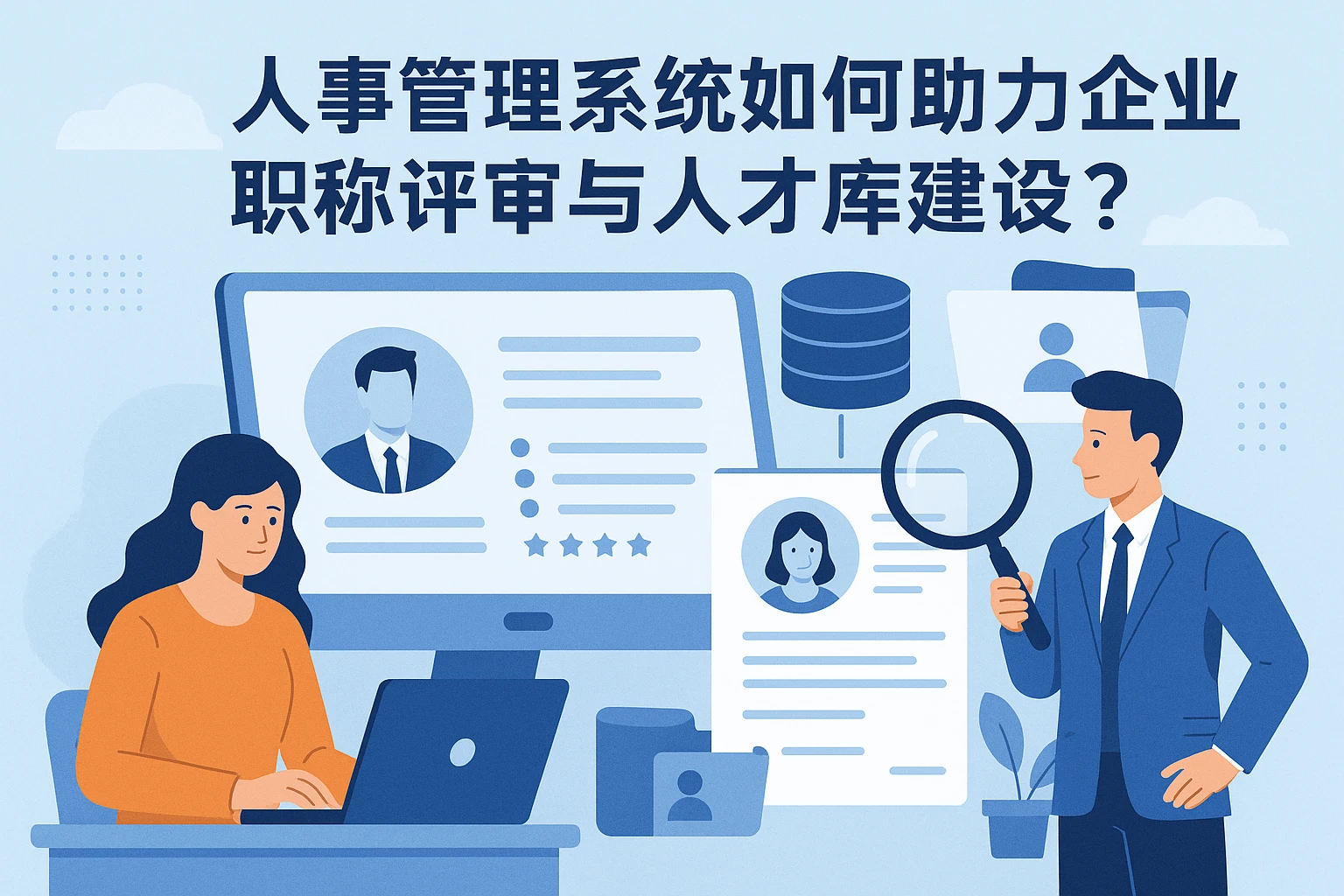 人事管理系统如何助力企业职称评审与人才库建设？