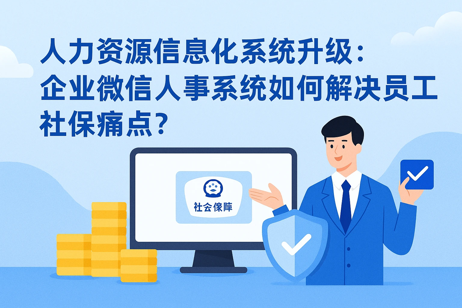 人力资源信息化系统升级：企业微信人事系统如何解决员工社保痛点？