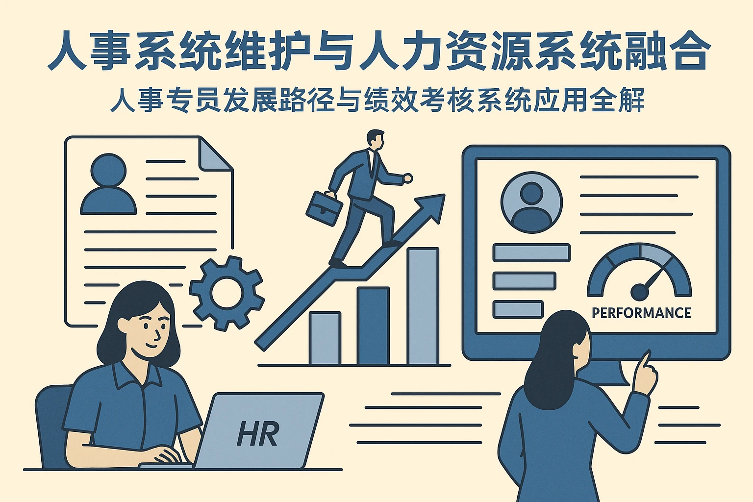 人事系统维护与人力资源系统融合：人事专员发展路径与绩效考核系统应用全解
