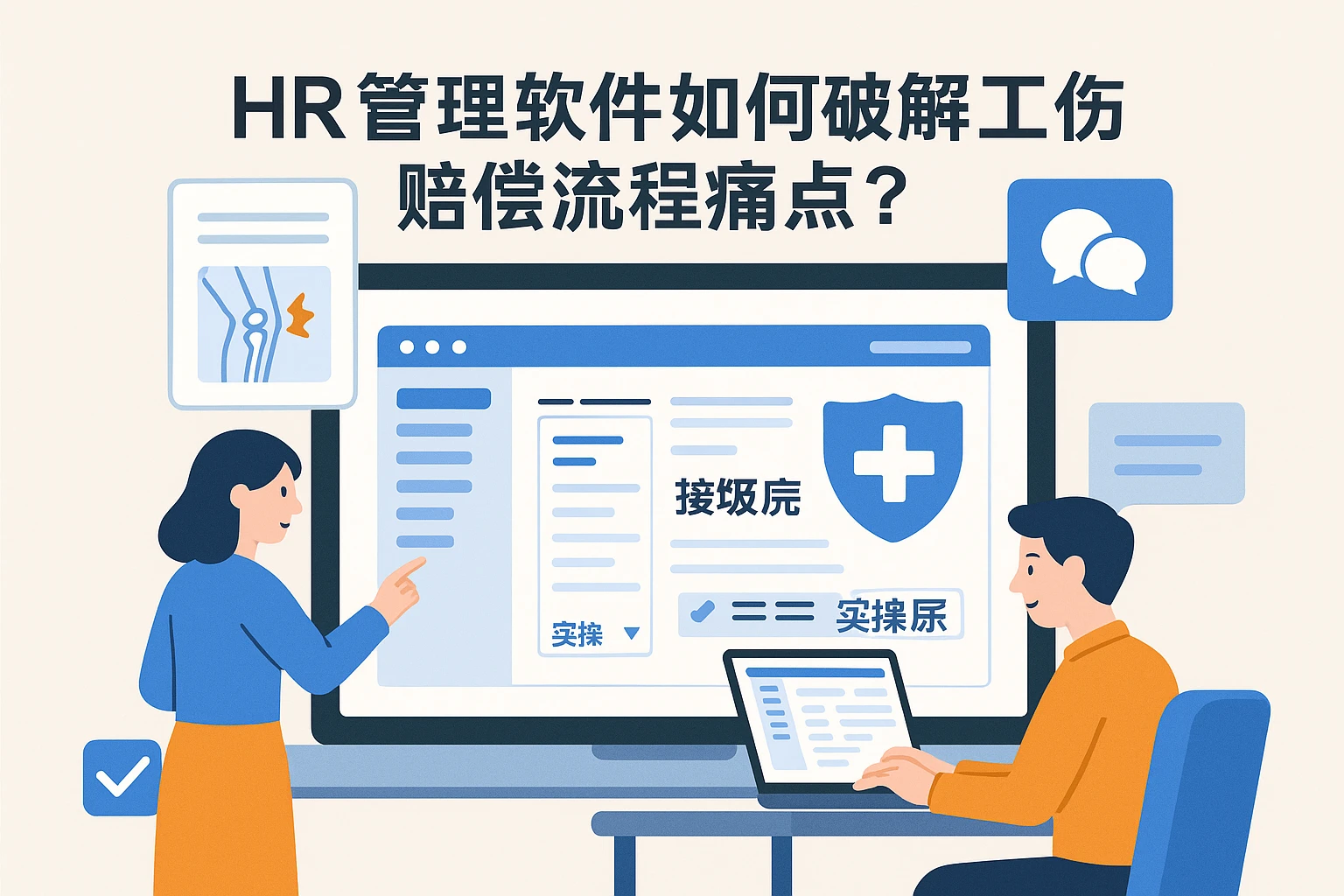 HR管理软件如何破解工伤赔偿流程痛点？企业微信人事系统实操演示