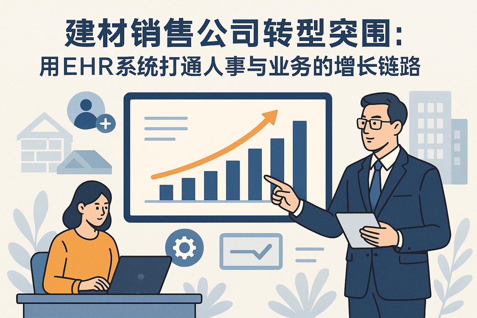 建材销售公司转型突围：用EHR系统打通人事与业务的增长链路