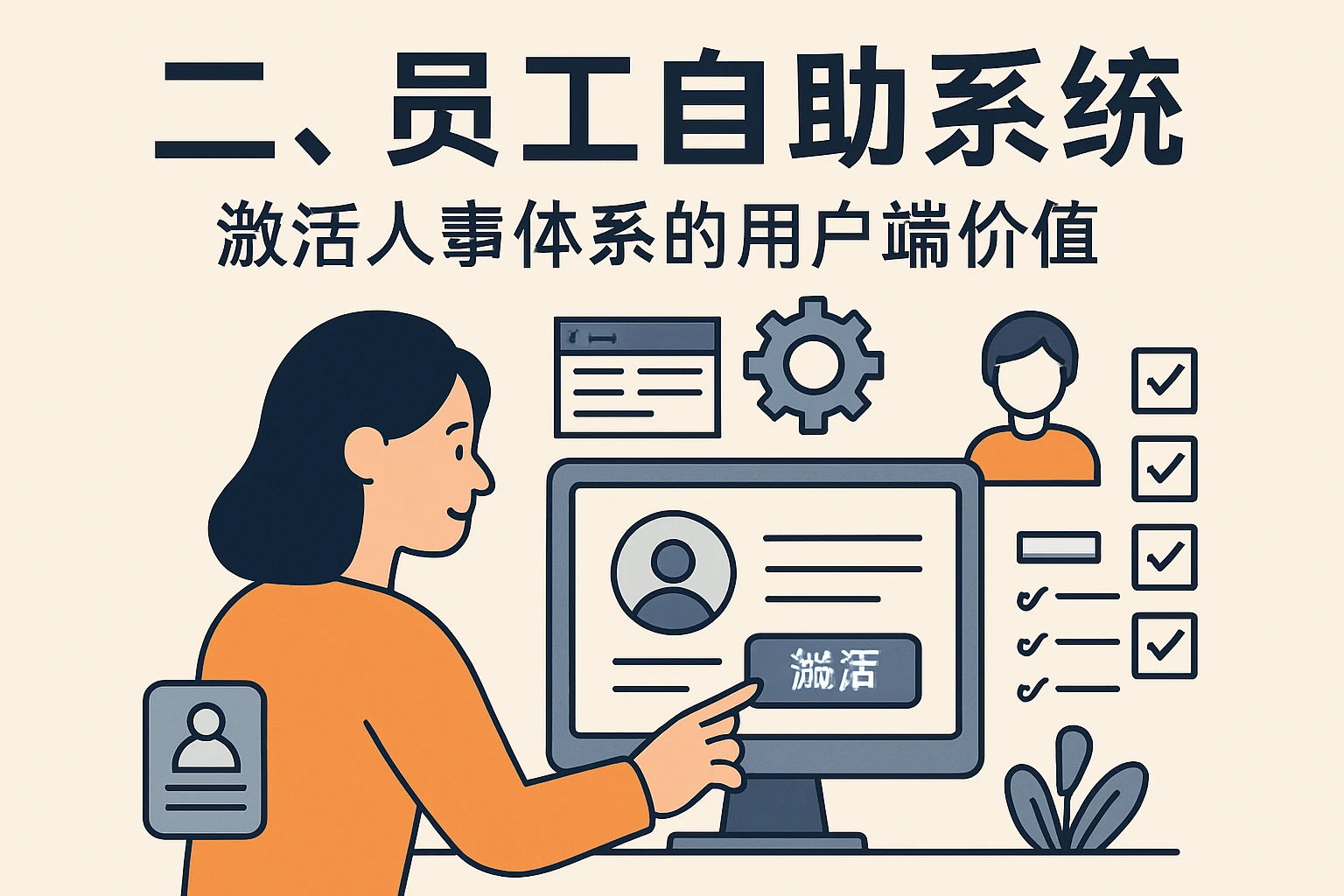二、员工自助系统：激活人事体系的用户端价值