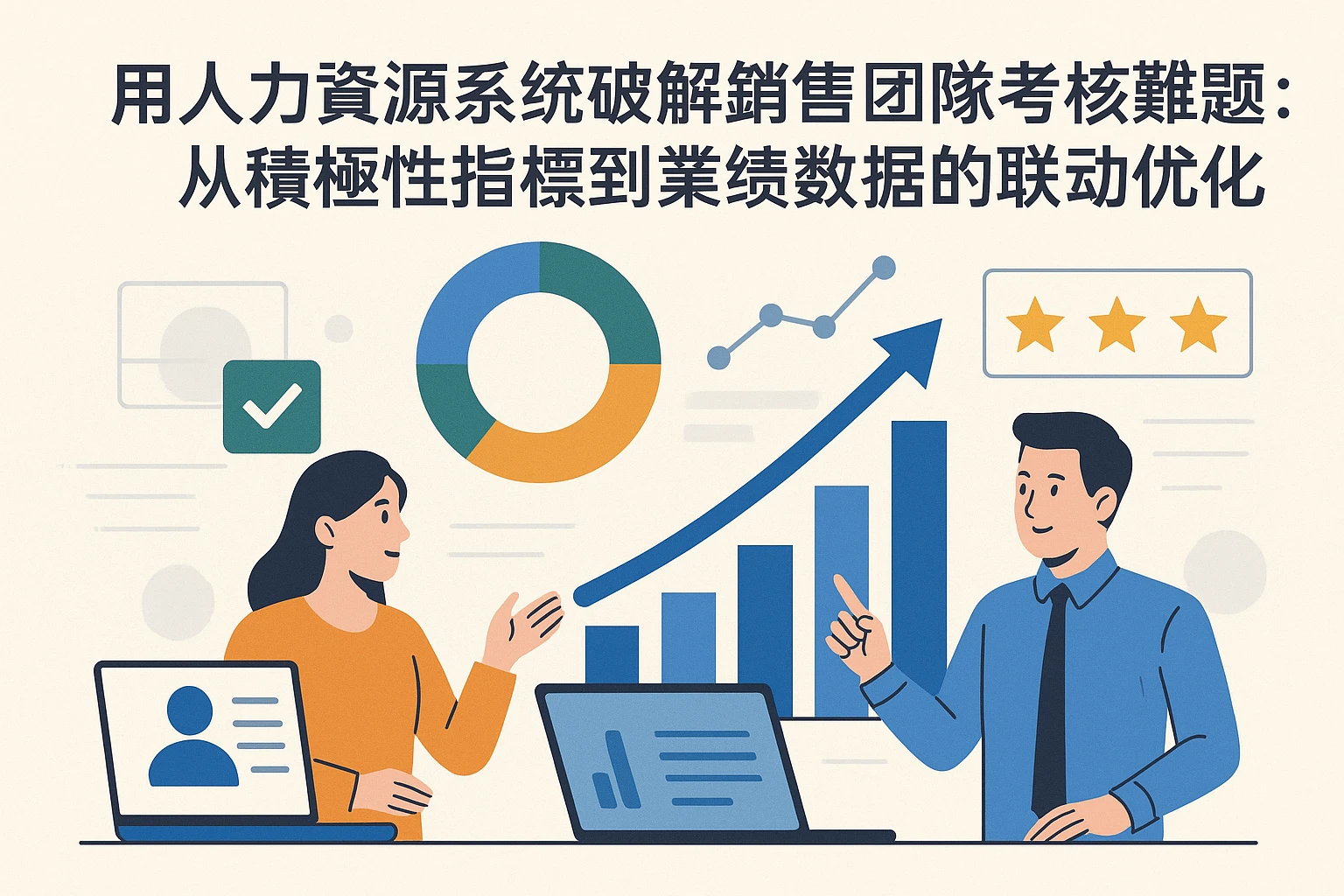 用人力资源系统破解销售团队考核难题：从积极性指标到业绩数据的联动优化