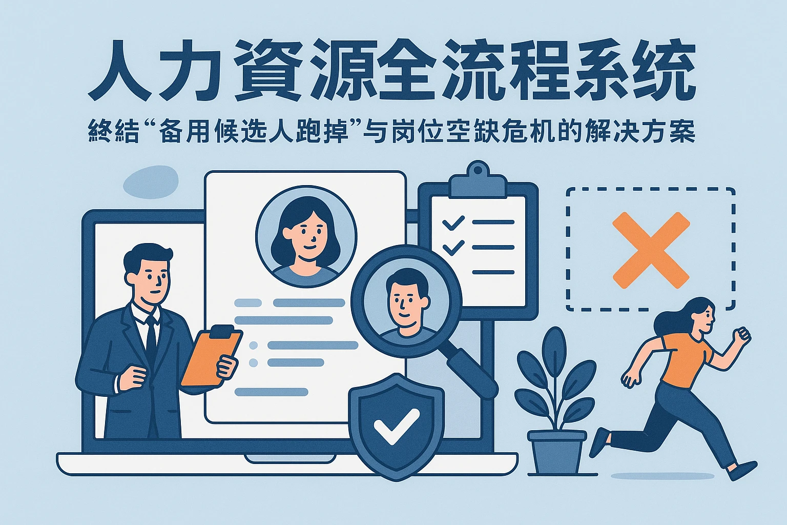 人力资源全流程系统：终结“备用候选人跑掉”与岗位空缺危机的解决方案