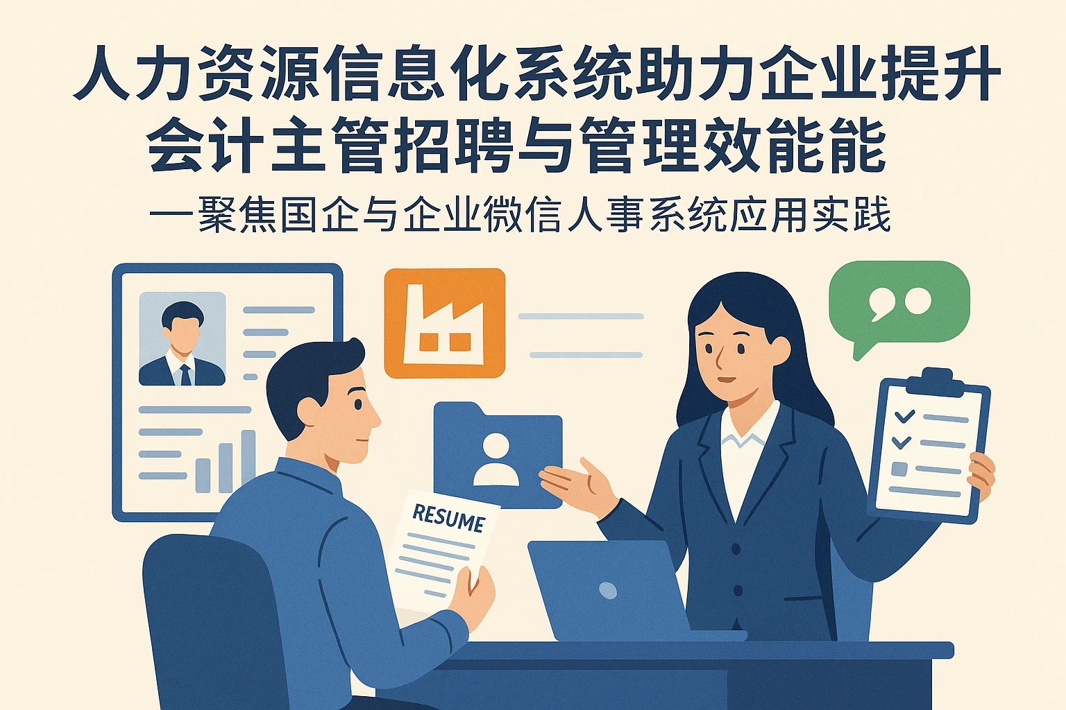 人力资源信息化系统助力企业提升会计主管招聘与管理效能——聚焦国企与企业微信人事系统应用实践