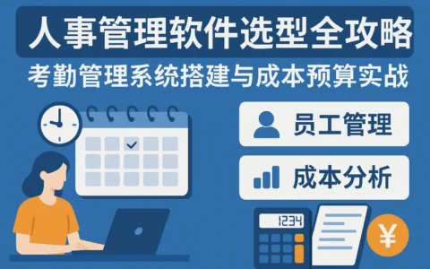 人事管理软件选型全攻略：考勤管理系统搭建与成本预算实战