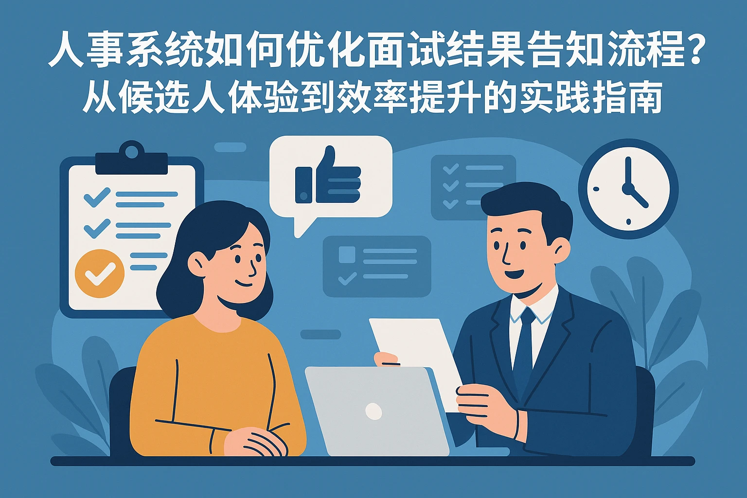 人事系统如何优化面试结果告知流程？从候选人体验到效率提升的实践指南