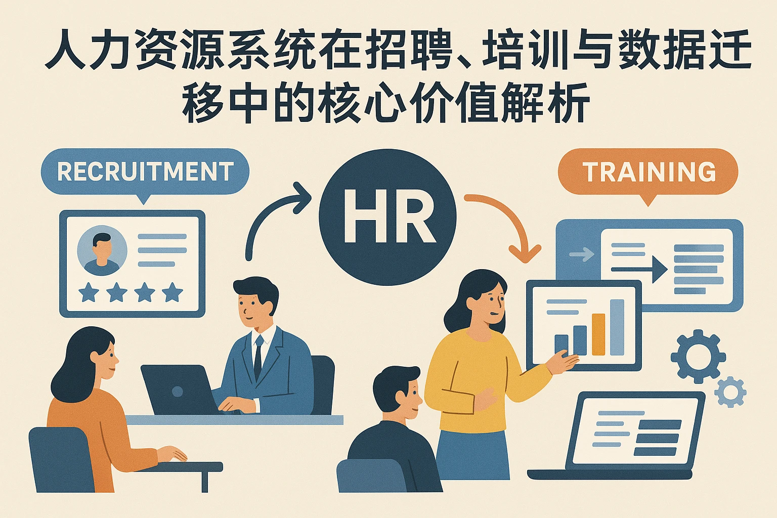 人力资源系统在招聘、培训与数据迁移中的核心价值解析