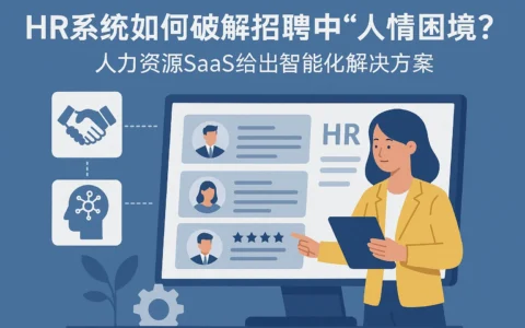 HR系统如何破解招聘中的“人情困境”？人力资源SaaS给出智能化解决方案