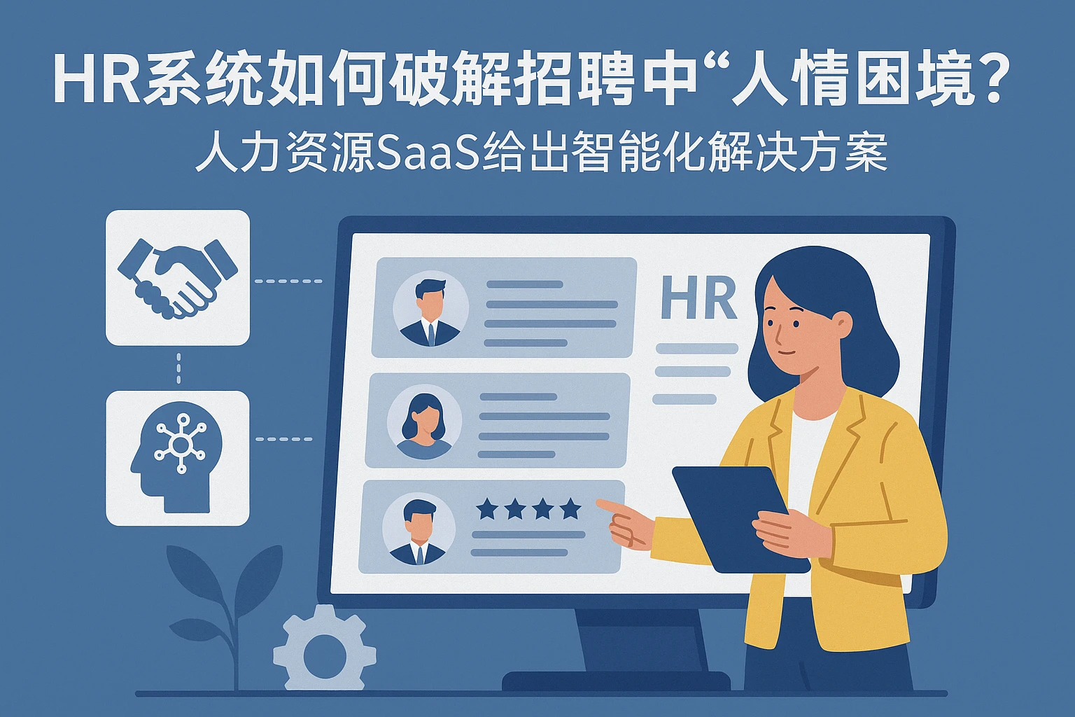 HR系统如何破解招聘中的“人情困境”？人力资源SaaS给出智能化解决方案