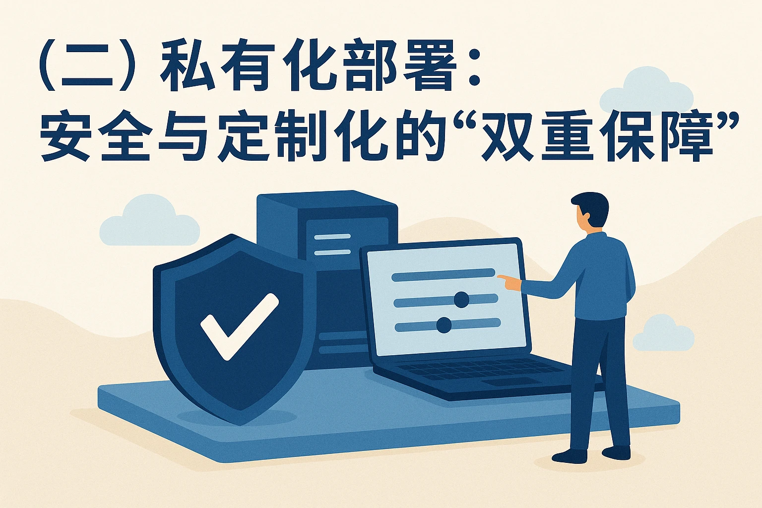 （二）私有化部署：安全与定制化的“双重保障”