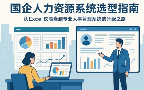 国企人力资源系统选型指南：从Excel仪表盘到专业人事管理系统的升级之路