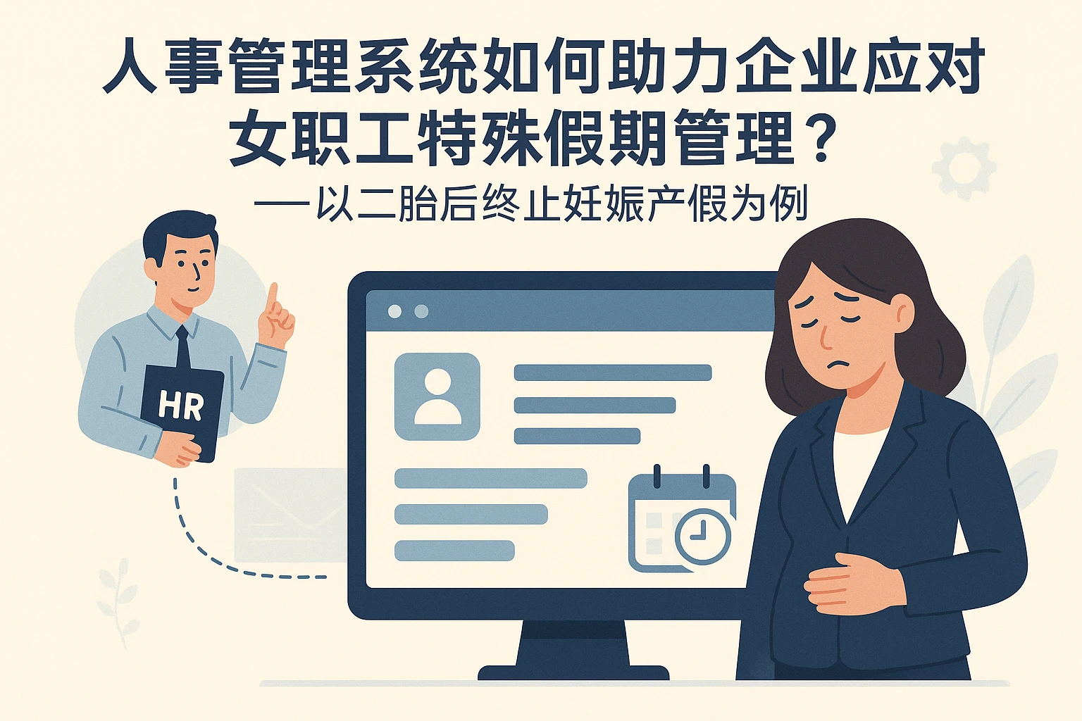 人事管理系统如何助力企业应对女职工特殊假期管理？——以二胎后终止妊娠产假为例