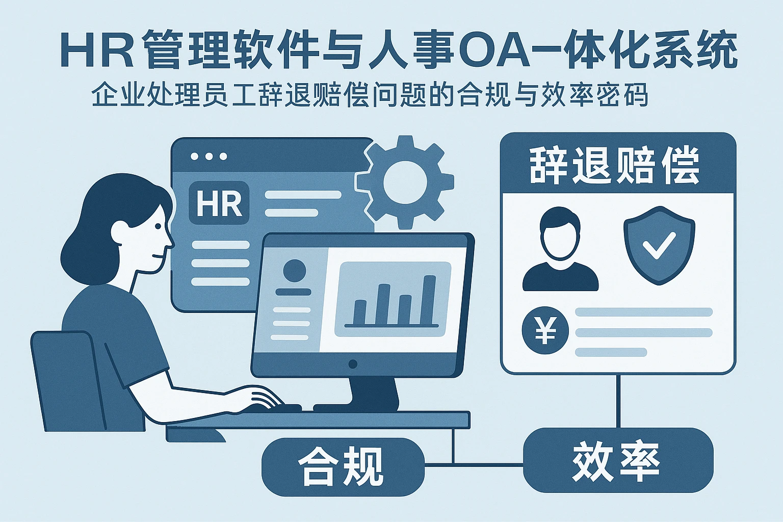 HR管理软件与人事OA一体化系统：企业处理员工辞退赔偿问题的合规与效率密码
