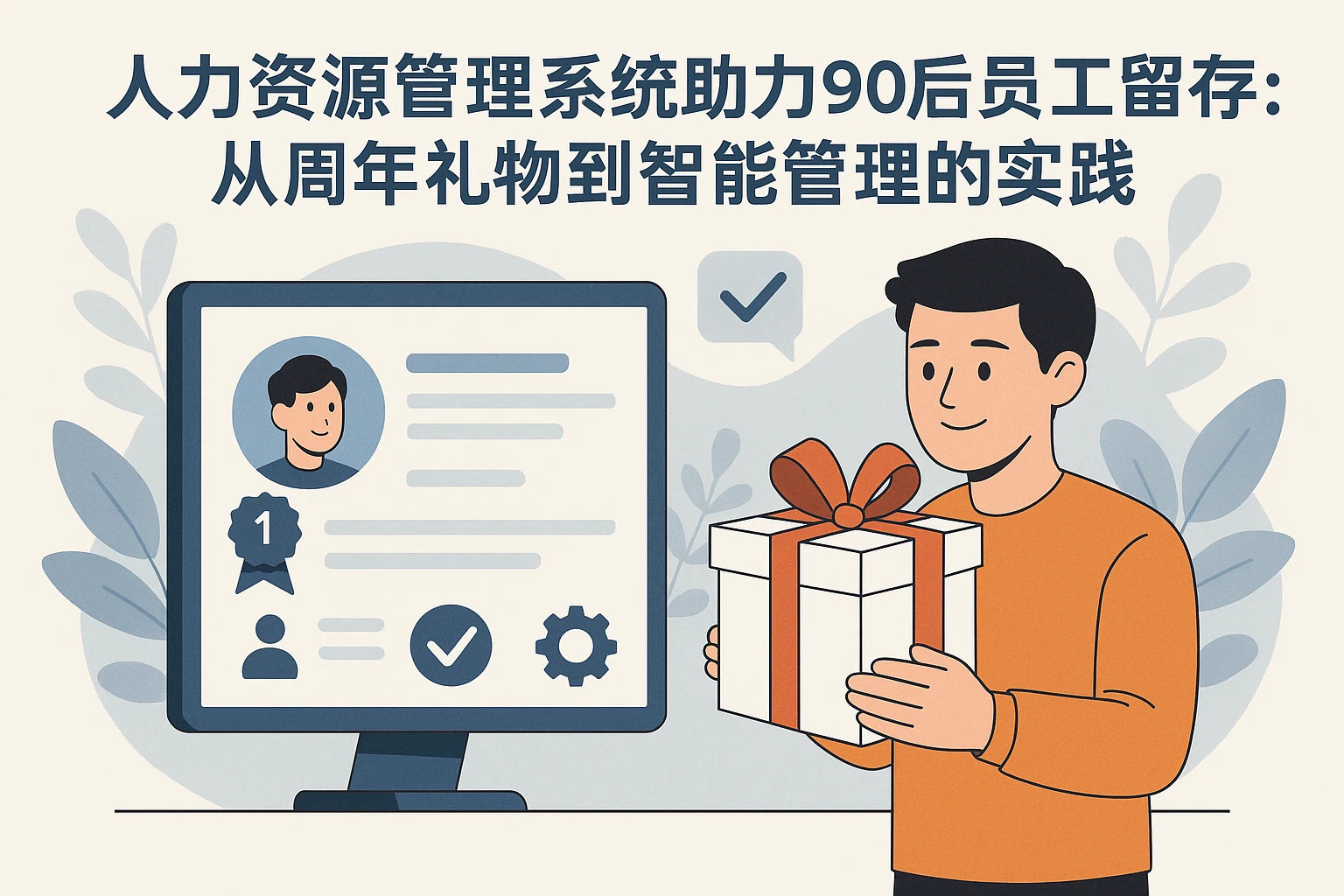 人力资源管理系统助力90后员工留存：从周年礼物到智能管理的实践