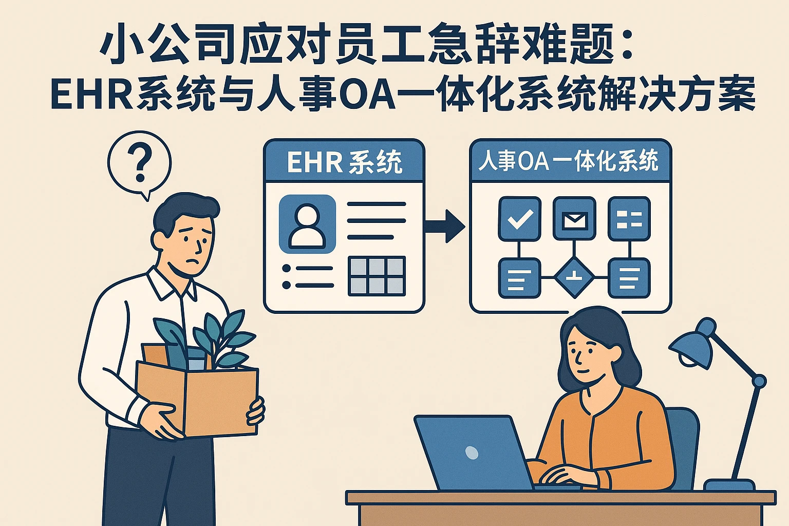 小公司应对员工急辞难题：ehr系统与人事OA一体化系统的解决方案