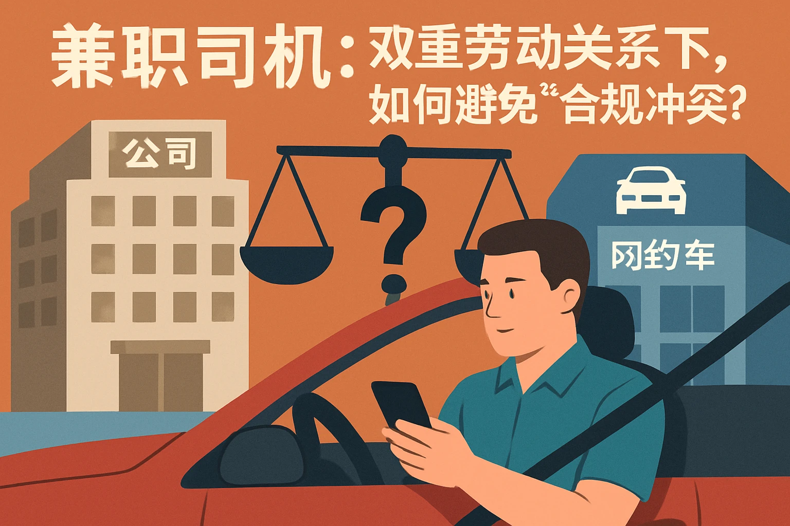 2. 兼职司机：双重劳动关系下，如何避免“合规冲突”？