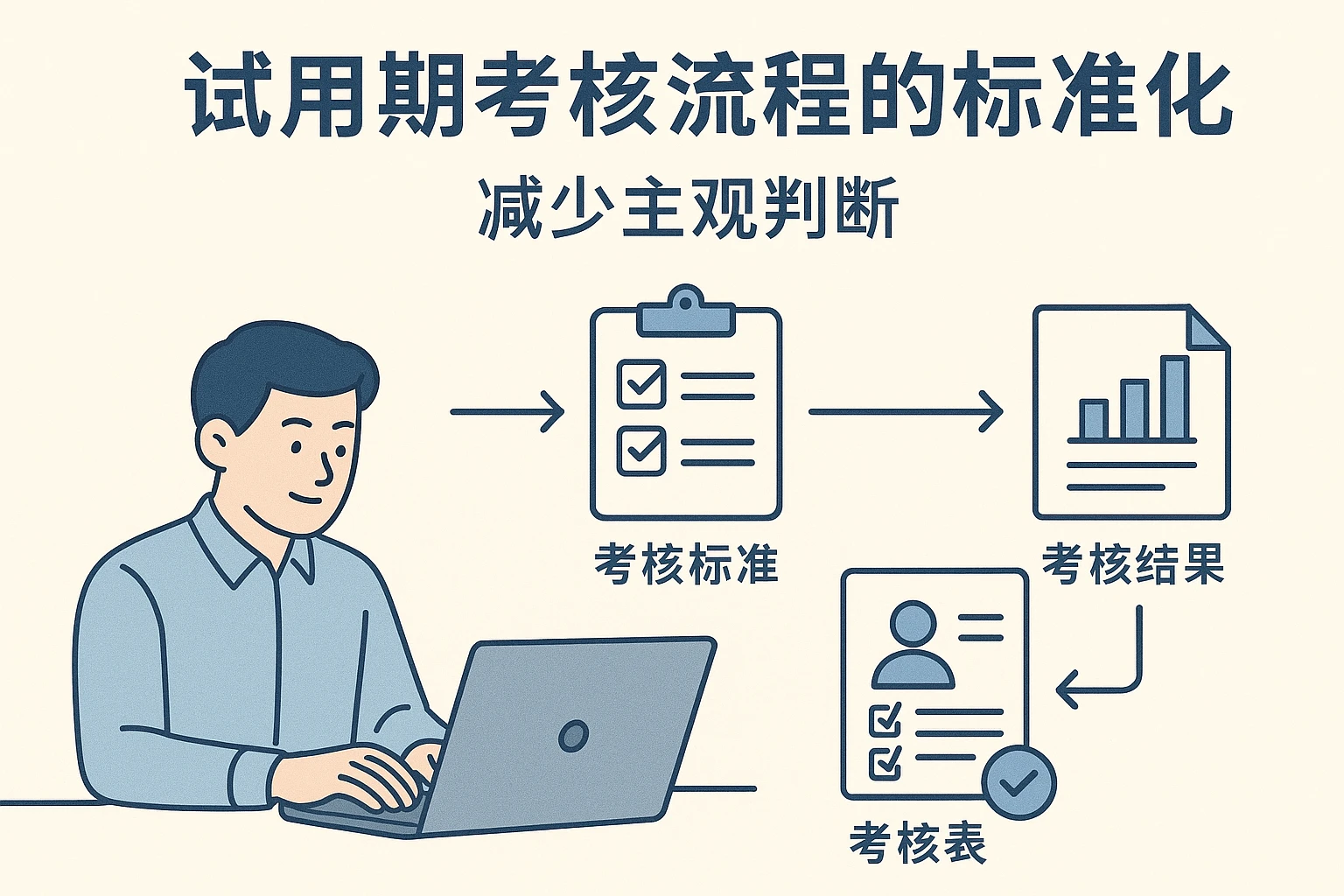 2. 试用期考核流程的标准化：减少主观判断