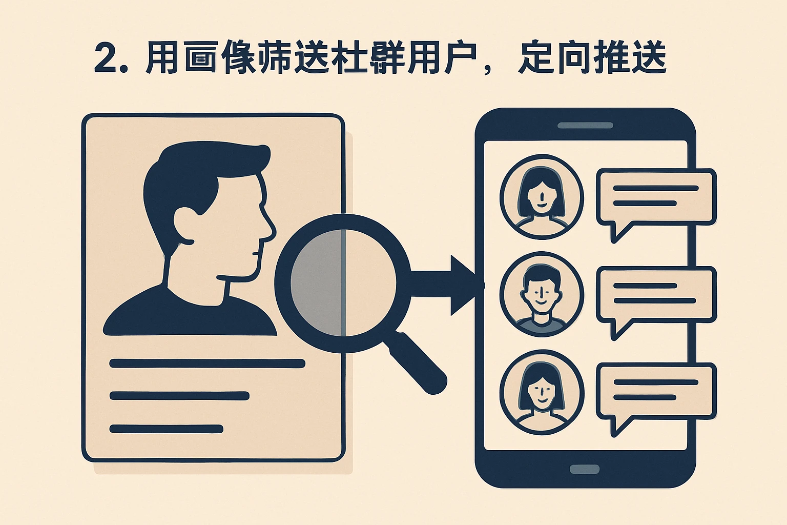 2. 用画像筛选社群用户，定向推送