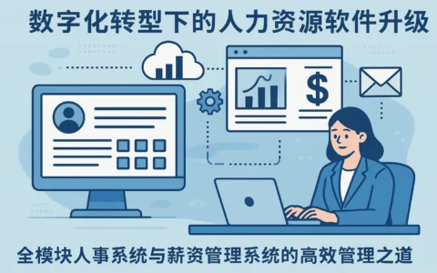 数字化转型下的人力资源软件升级：全模块人事系统与薪资管理系统的高效管理之道