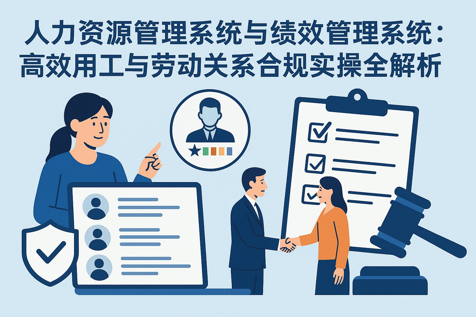 人力资源管理系统与绩效管理系统：高效用工与劳动关系合规实操全解析