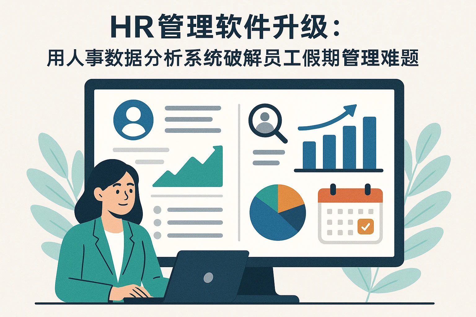 HR管理软件升级：用人事数据分析系统破解员工假期管理难题