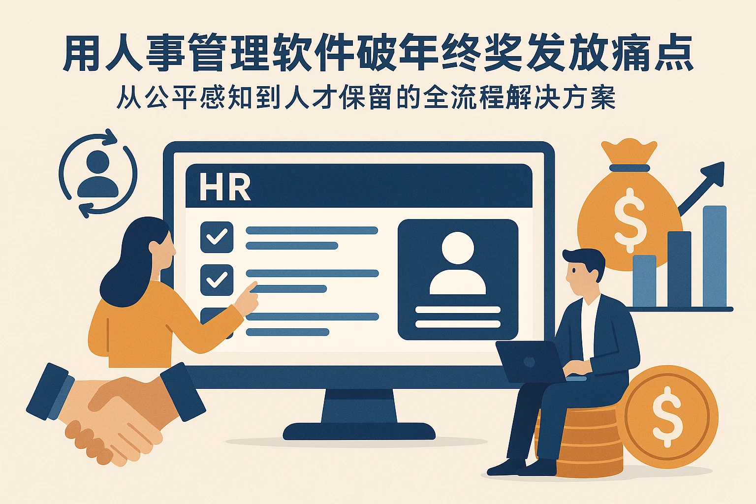 用人事管理软件破解年终奖发放痛点：从公平感知到人才保留的全流程解决方案