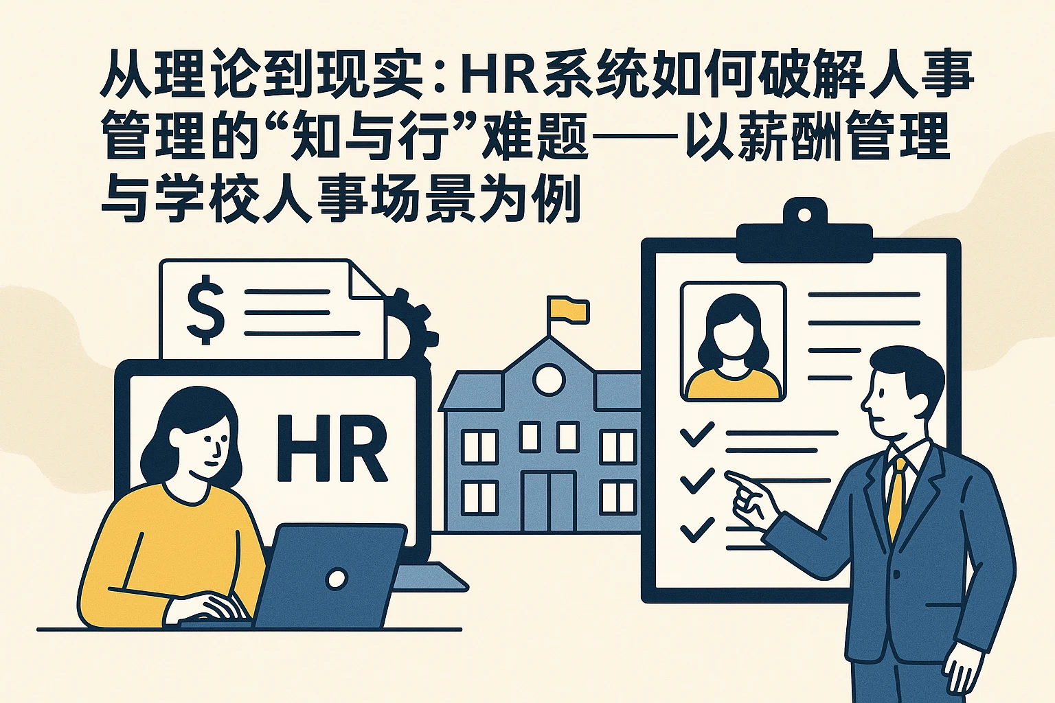 从理论到现实：HR系统如何破解人事管理的“知与行”难题——以薪酬管理与学校人事场景为例