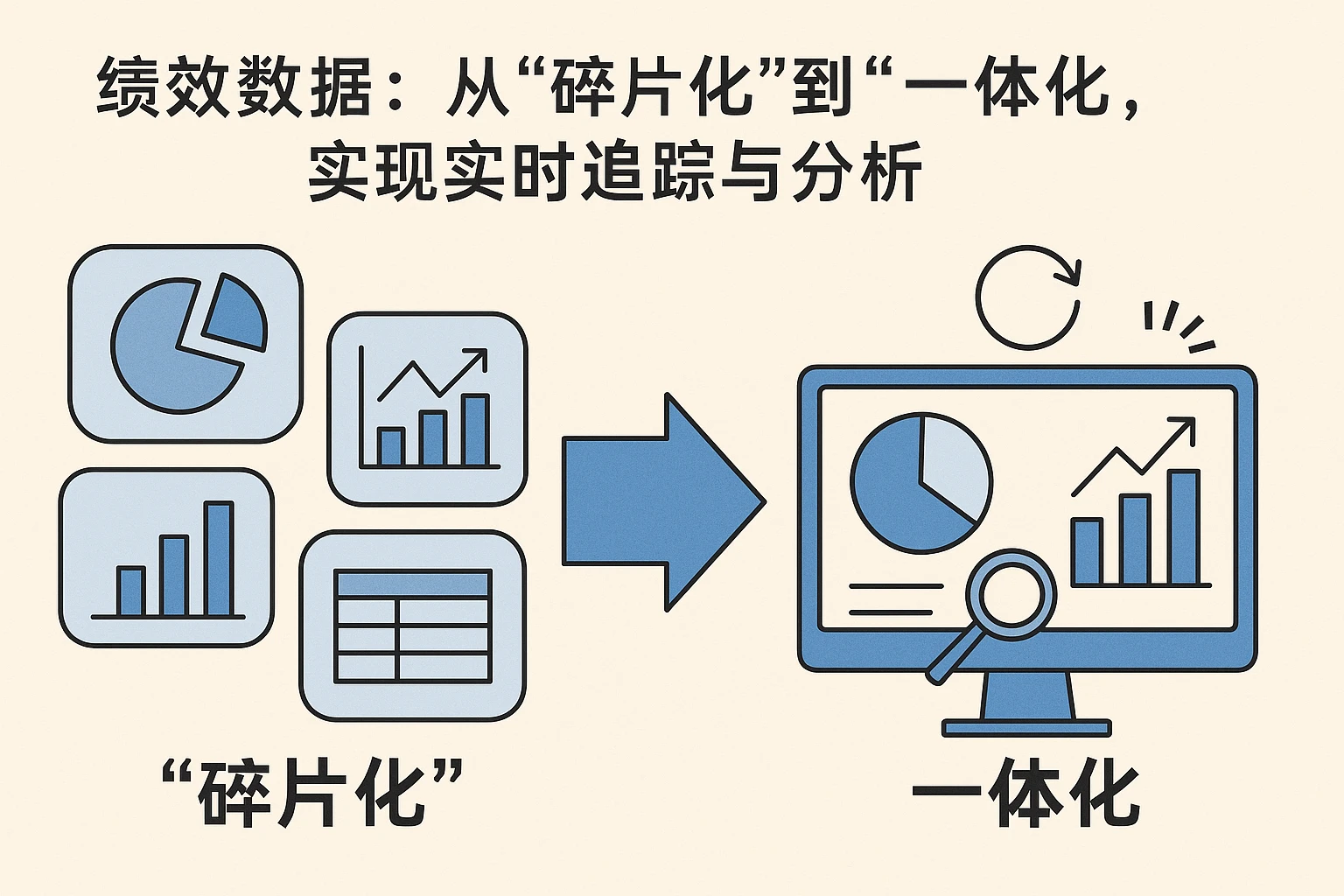 2. 绩效数据：从“碎片化”到“一体化”，实现实时追踪与分析