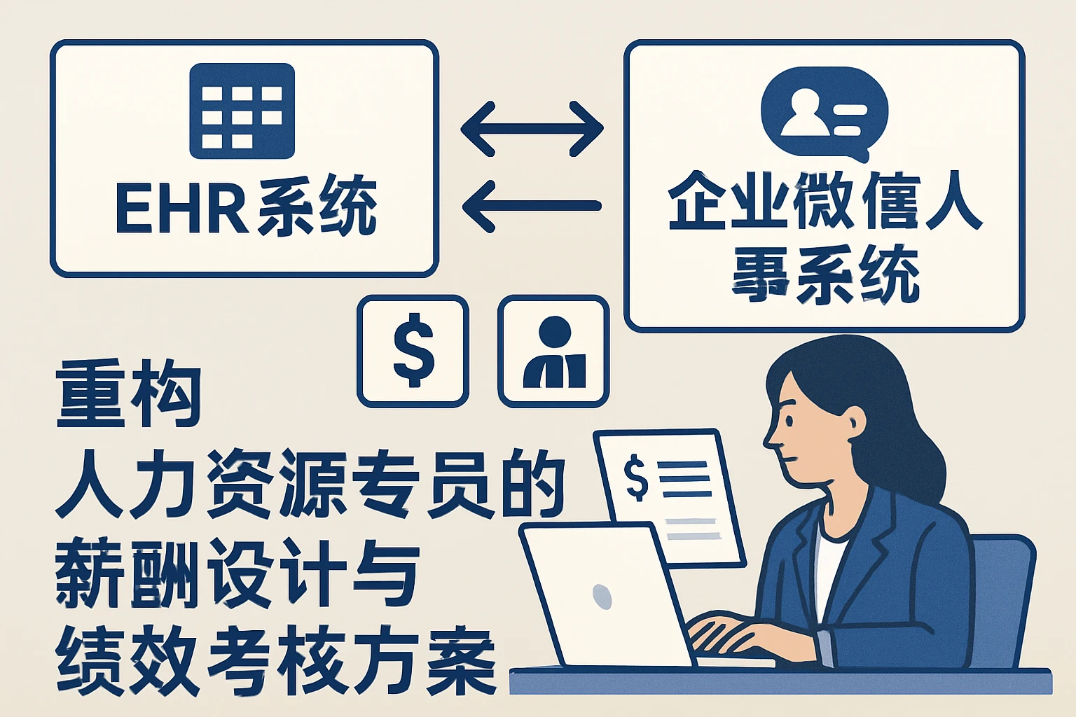EHR系统与企业微信人事系统：重构人力资源专员的薪酬设计与绩效考核方案