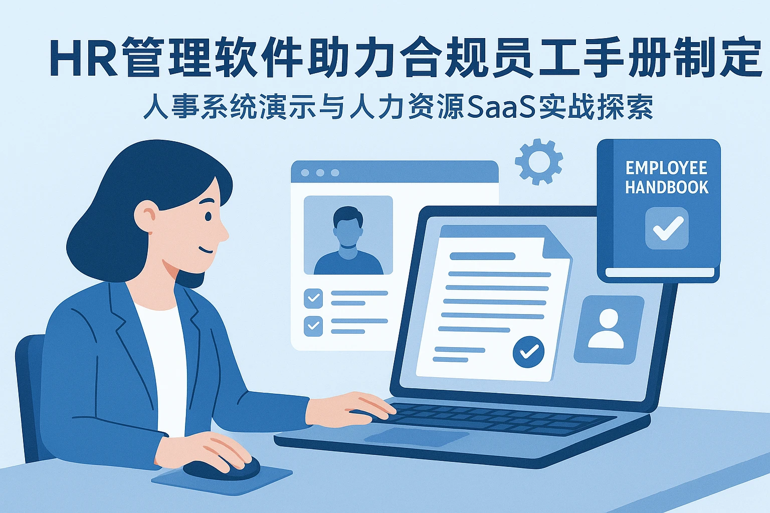 HR管理软件助力合规员工手册制定——人事系统演示与人力资源SaaS实战探索