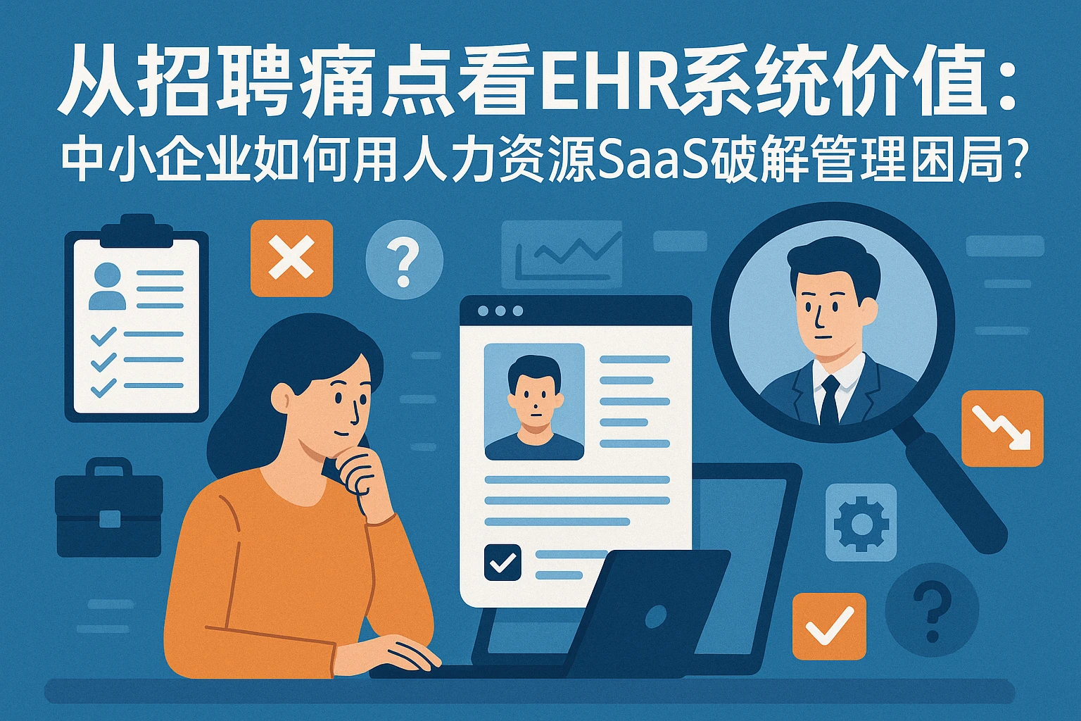 从招聘痛点看EHR系统价值：中小企业如何用人力资源SaaS破解管理困局？