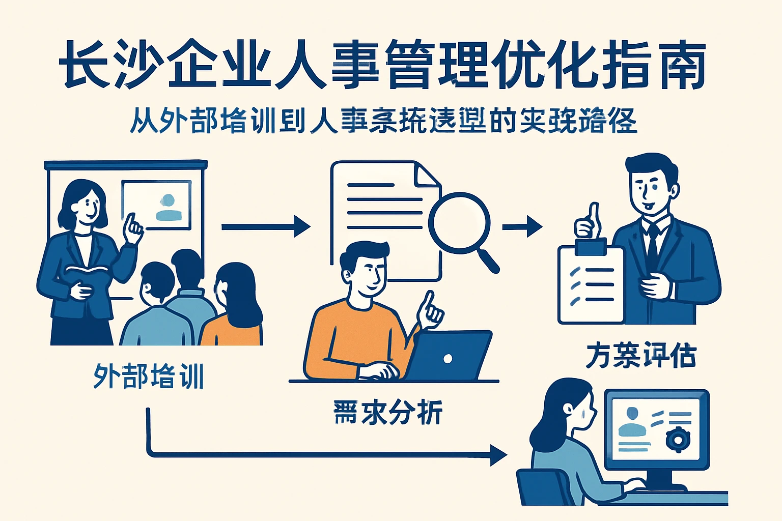 长沙企业人事管理优化指南：从外部培训到人事系统选型的实践路径