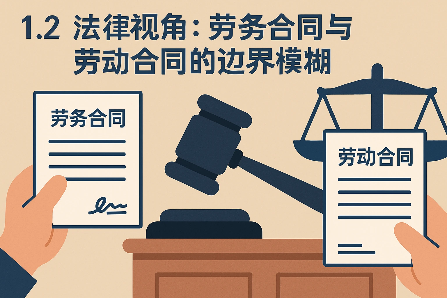 1.2 法律视角：劳务合同与劳动合同的边界模糊