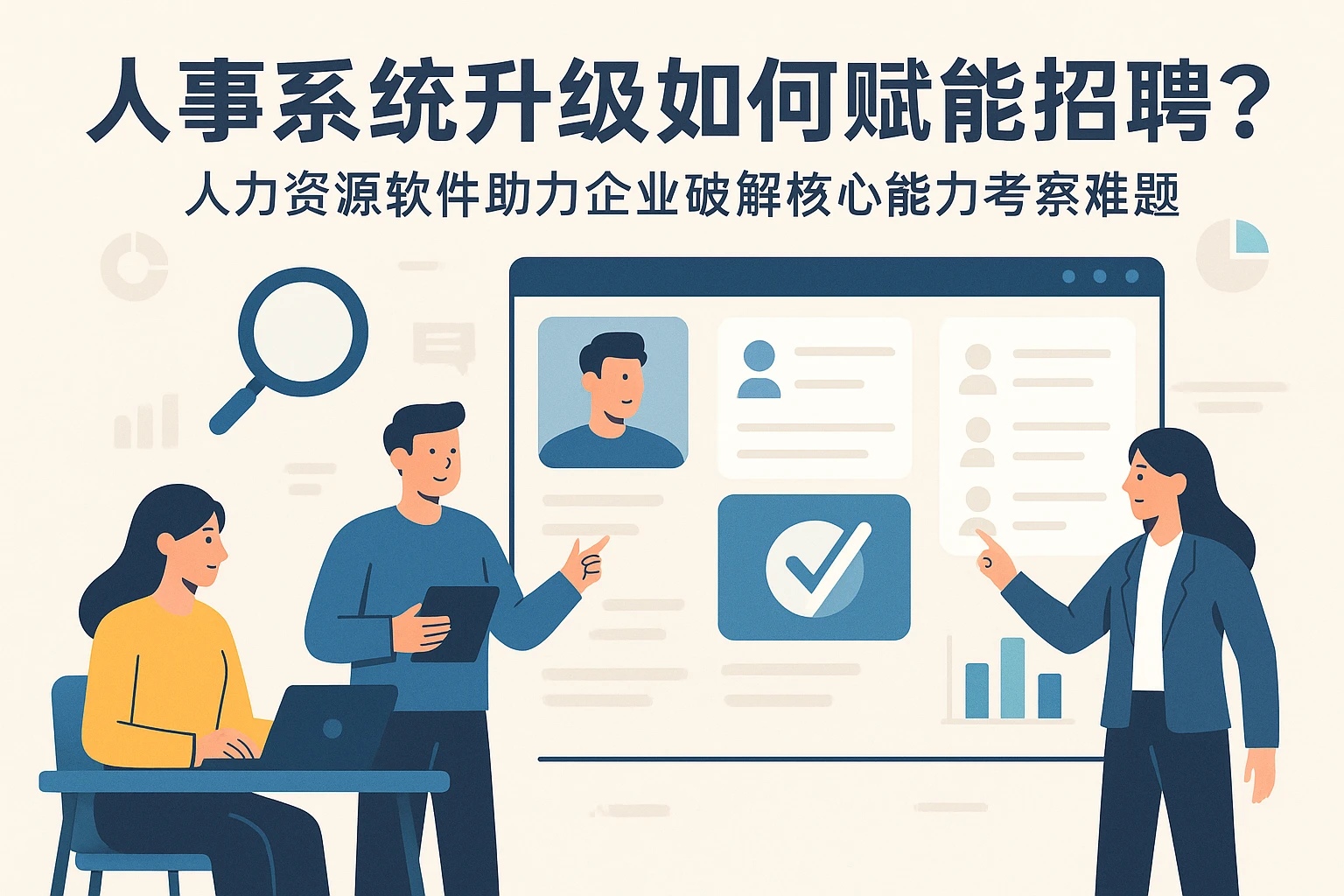 人事系统升级如何赋能精准招聘？人力资源软件助力企业破解核心能力考察难题