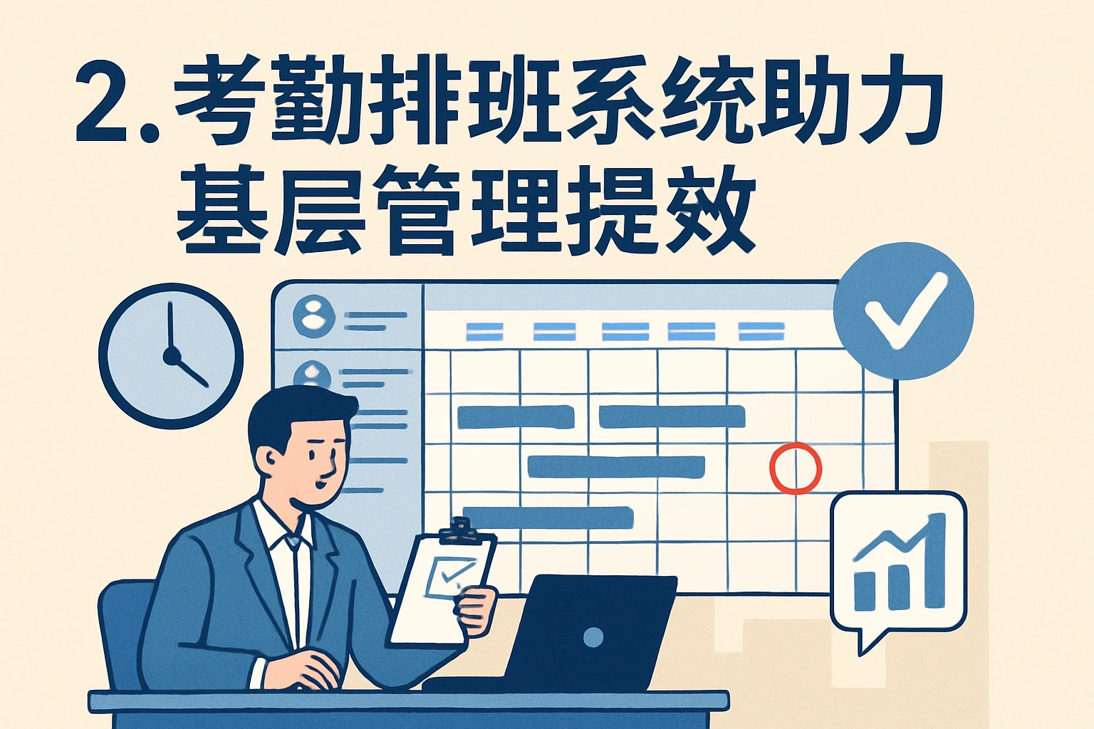 2. 考勤排班系统助力基层管理提效