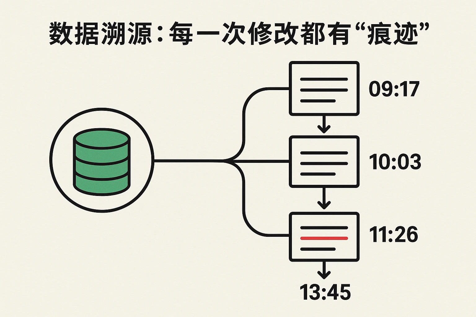 2. 数据溯源：每一次修改都有“痕迹”