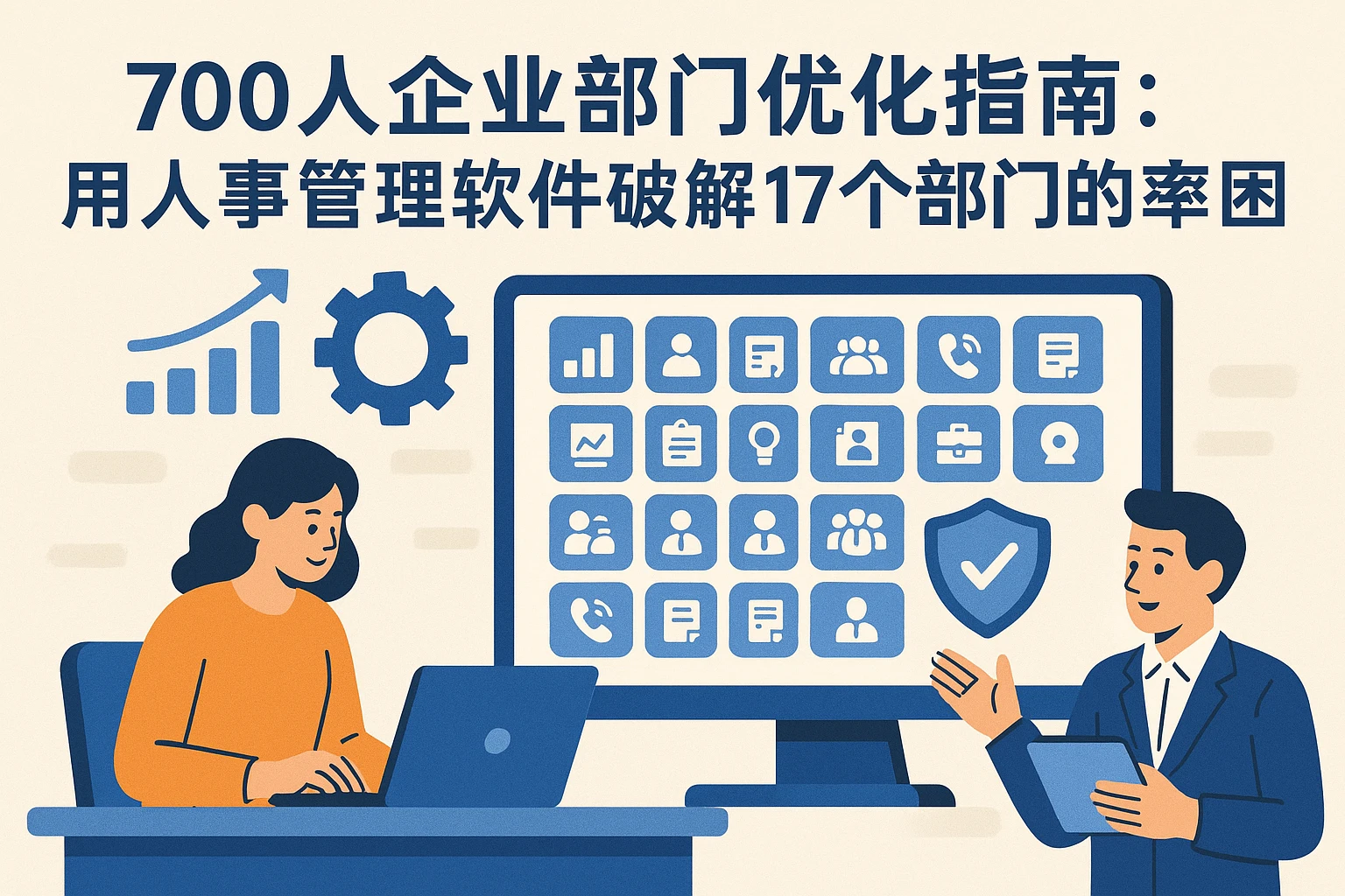 700人企业部门优化指南：用人事管理软件破解17个部门的效率困局