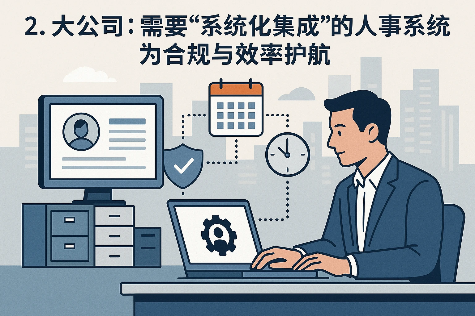 2. 大公司：需要“系统化集成”的人事系统，为合规与效率护航