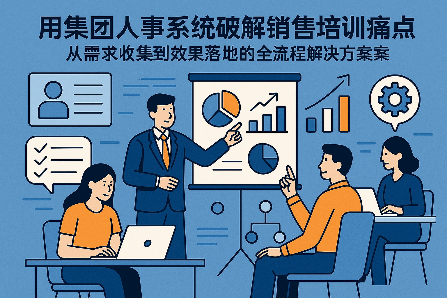 用集团人事系统破解销售培训痛点：从需求收集到效果落地的全流程解决方案