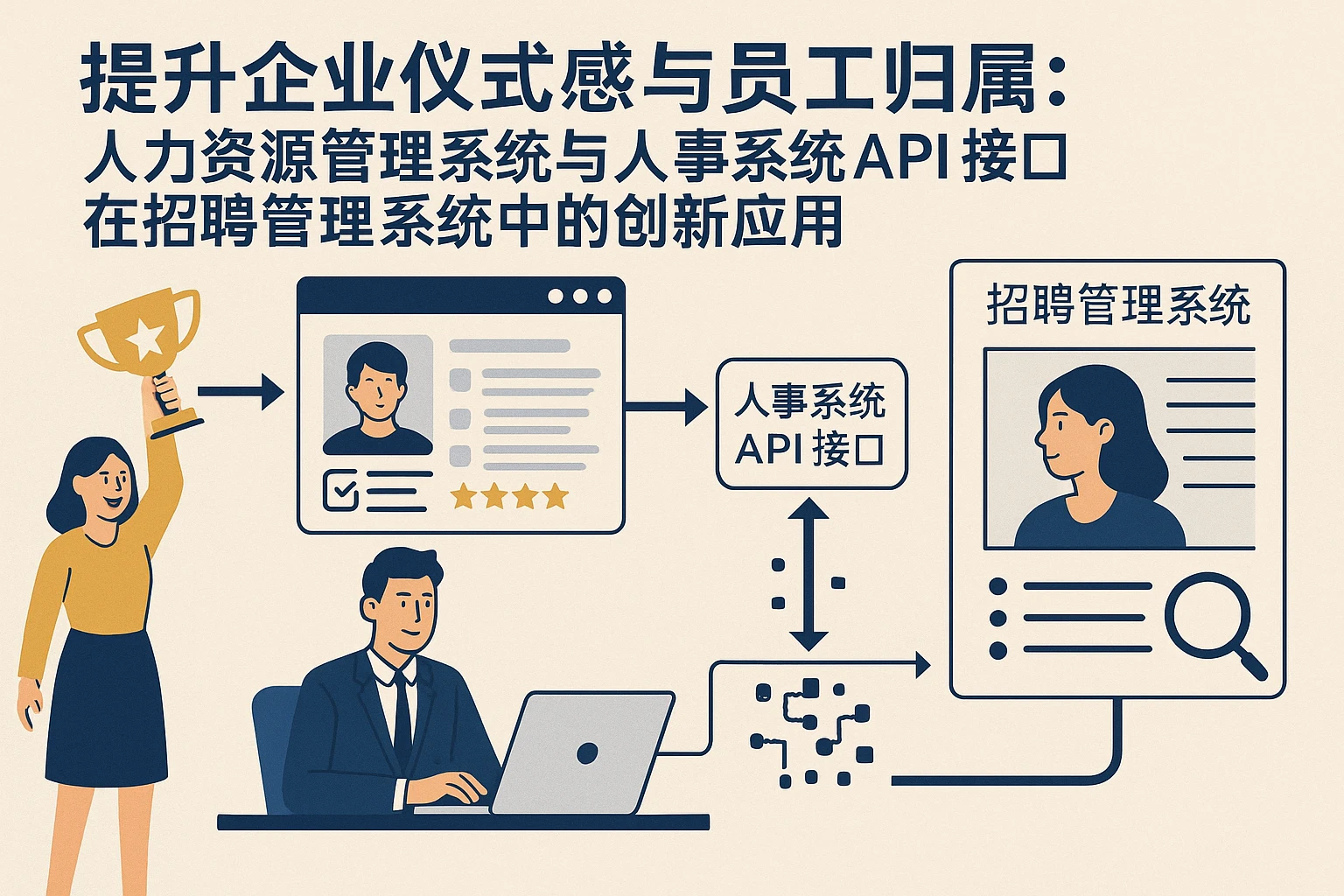 提升企业仪式感与员工归属：人力资源管理系统与人事系统API接口在招聘管理系统中的创新应用
