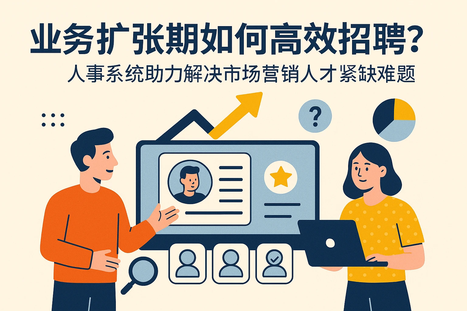 业务扩张期如何高效招聘？人事系统助力解决市场营销人才紧缺难题